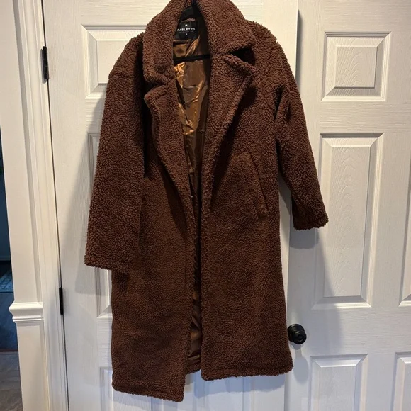 Fabletics Chocolate Teddy Jacket - Picture 2 of 5